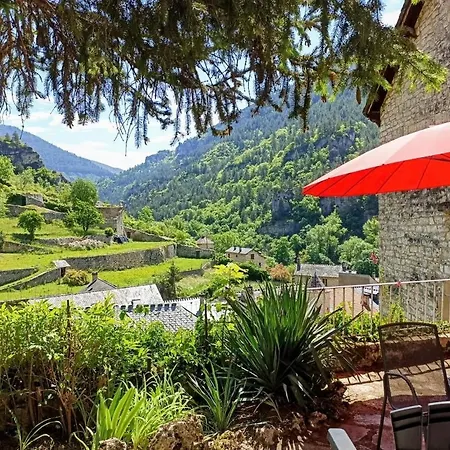 Ste Enimie Terrasse Privative Vue Imprenable Sainte-Enimie